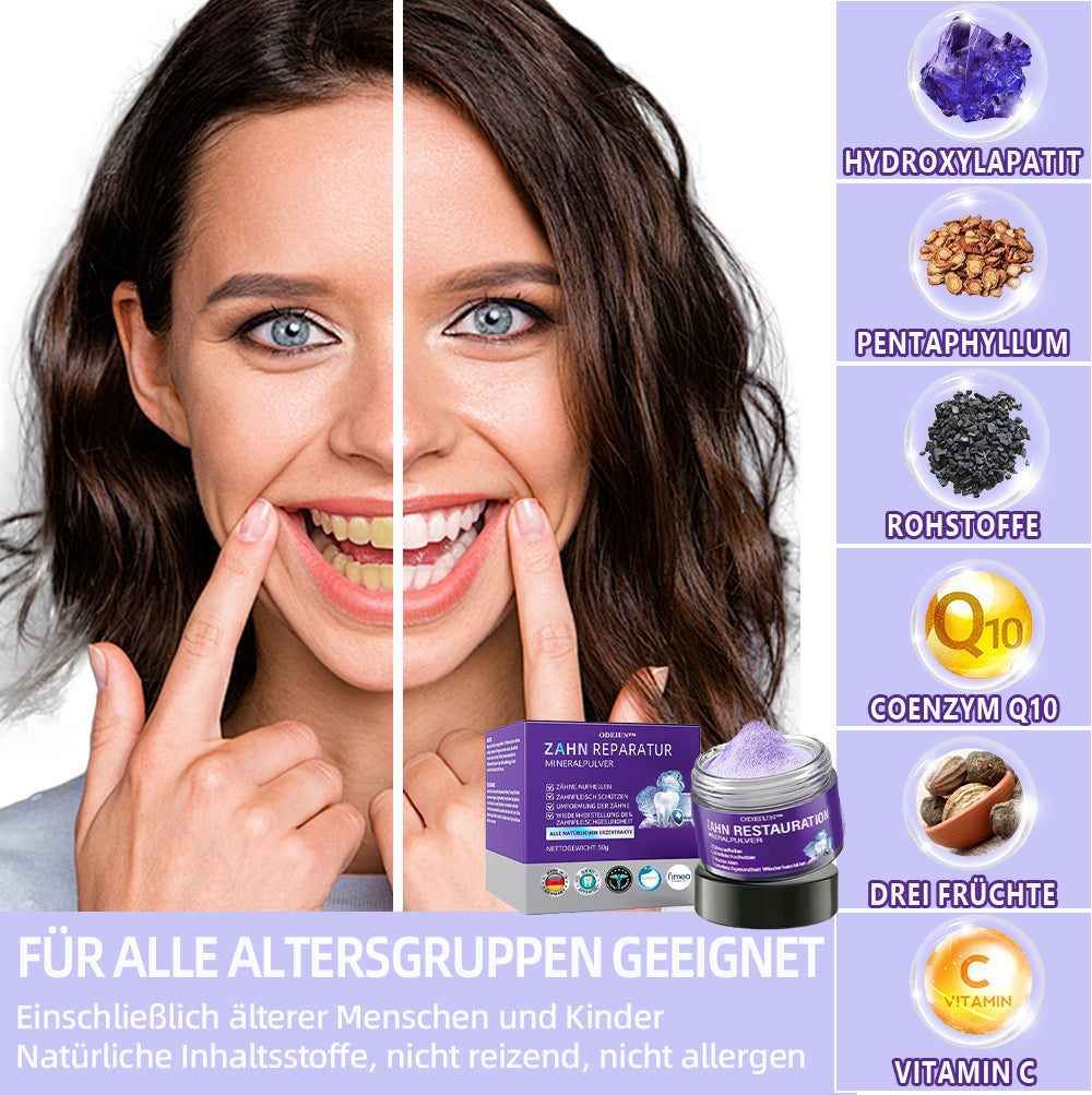 (Ihre Zähne – Unsere Expertise) ODEIUN™ Zahnreparatur-Mineralpuder (Empfohlen von der EDA)