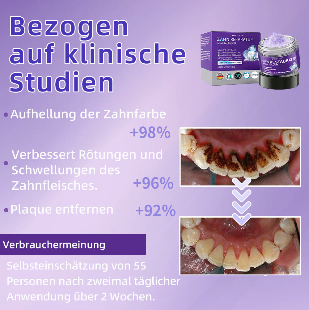 (Ihre Zähne – Unsere Expertise) ODEIUN™ Zahnreparatur-Mineralpuder (Empfohlen von der EDA)