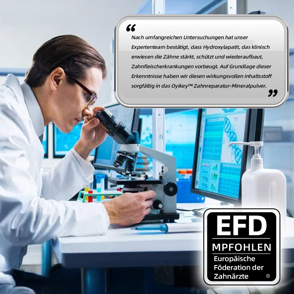 (Ihre Zähne – Unsere Expertise) ODEIUN™ Zahnreparatur-Mineralpuder (Empfohlen von der EDA)